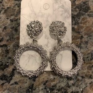 Circle Eardrop Earrings